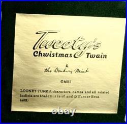 Looney Tunes Tweety's Christmas Train Danbury Mint Chwistmas Twain Vintage