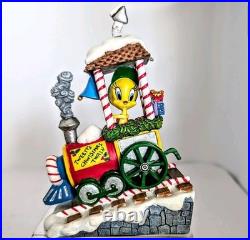Looney Tunes Tweety's Christmas Train Danbury Mint Chwistmas Twain Vintage