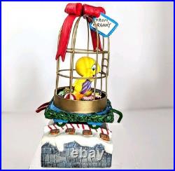 Looney Tunes Tweety's Christmas Train Danbury Mint Chwistmas Twain Vintage
