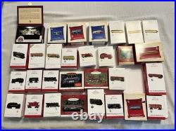 Lot Of 30 Hallmark Keepsake Ornaments LIONEL TRAINS Collector's Series