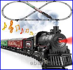 Luxurious Remote Control Train Set with Smoke & Lights Perfect Holiday Gift