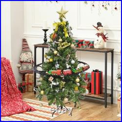 Luxury Electric Christmas Train Tracks Set Lights Sound Kids Toy Gift Tree Decor