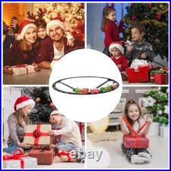Luxury Electric Christmas Train Tracks Set Lights Sound Kids Toy Gift Tree Decor
