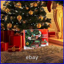 Luxury Electric Christmas Train Tracks Set Lights Sound Kids Toy Gift Tree Decor