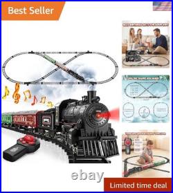 Luxury Remote Control Train Set with Glowing Carriages Perfect Christmas Gift