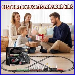 Luxury Remote Control Train Set with Glowing Carriages Perfect Christmas Gift