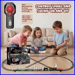 Luxury Remote Control Train Set with Glowing Carriages Perfect Christmas Gift