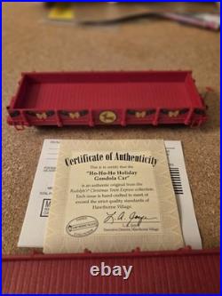 MINT Rudolph's Christmas? Town Express Train Set MASTER 7 CAR BUNDLE with COAs