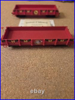 MINT Rudolph's Christmas? Town Express Train Set MASTER 7 CAR BUNDLE with COAs