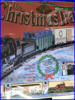 MODEL POWER- The CHRISTMAS TRAIN Perfect For Your Christmas Village HO NOS