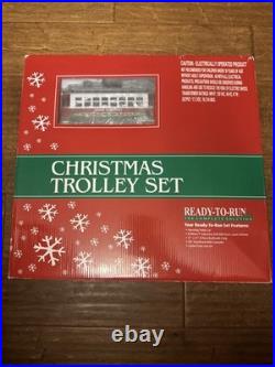MTH 30-4172-1 Christmas No. 25 RailKing Trolley O Gauge Train Set