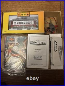 MTH 30-4172-1 Christmas No. 25 RailKing Trolley O Gauge Train Set