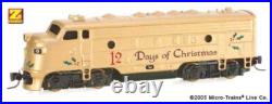 MTL 12 Days of Christmas Train Set Z Scale Z Gauge Micro-Trains Line Z 14 Cars