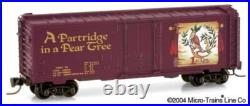 MTL 12 Days of Christmas Train Set Z Scale Z Gauge Micro-Trains Line Z 14 Cars