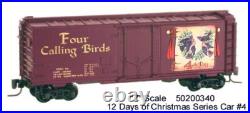 MTL 12 Days of Christmas Train Set Z Scale Z Gauge Micro-Trains Line Z 14 Cars