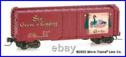 MTL 12 Days of Christmas Train Set Z Scale Z Gauge Micro-Trains Line Z 14 Cars MTL 12 Days of Christmas Train Set Z Scale Z Gauge Micro-Trains Line Z 14 Cars