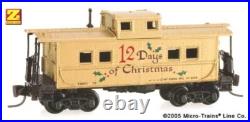 MTL 12 Days of Christmas Train Set Z Scale Z Gauge Micro-Trains Line Z 14 Cars
