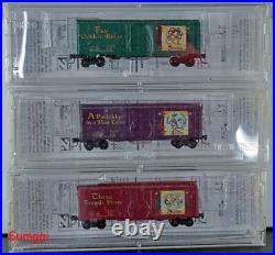 MTL 12 Days of Christmas Train Set Z Scale Z Gauge Micro-Trains Line Z 14 Cars