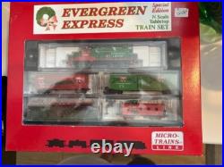 MTL-Micro Trains N Evergreen Express Special Edition Holiday Train New Open Box