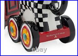 MacKenzie-Childs Christmas Train 5 Piece Ceramic Set NIB