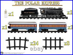 Magical Polar Express Train Set with Bluetooth Control & Stunning Light Effects