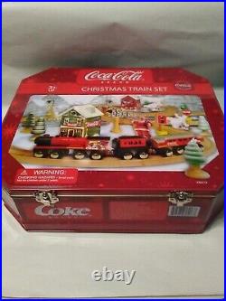 Maxim Christmas Coca Cola Wooden Train Set