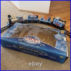 Memory Lane Rudolph's Red Nose Reindeer Express Train Set Christmas COMPLETE