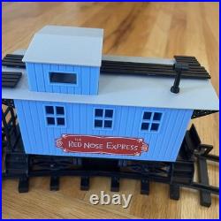 Memory Lane Rudolph's Red Nose Reindeer Express Train Set Christmas COMPLETE