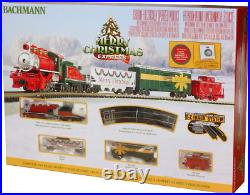 - Merry Christmas Express Ready to Run Electric Train Set N Scale, Multi Color