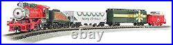 - Merry Christmas Express Ready to Run Electric Train Set N Scale, Multi Color