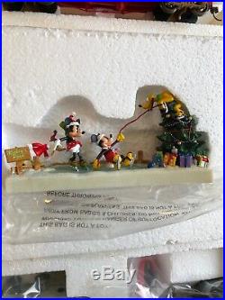 Mickey & Friends Christmas Through The Years Train Set Hawthorne Village