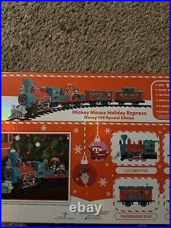 Mickey Mouse Holiday Express Disney 100 Special Edition Train Set Christmas Mickey Mouse Holiday Express Disney 100 Special Edition Train Set Christmas