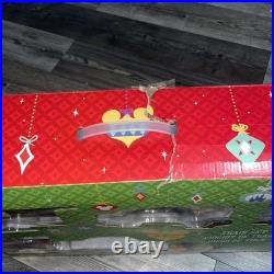 Mickey Mouse and Friends Christmas Train Set Disney NEW OPEN DAMAGED BOX