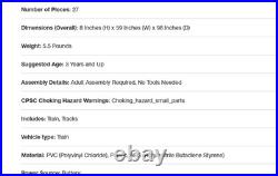 Mickey Mouse and Friends Christmas Train Set Disney NEW OPEN DAMAGED BOX