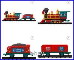 Mickey Mouse and Friends Christmas Train Set Disney NEW OPEN DAMAGED BOX