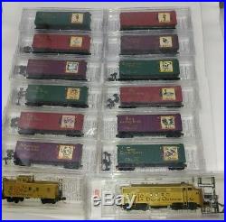 Micro Trains 12 days of Christmas N Scale Set OOP Great Collection