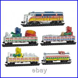 Micro-Trains 99321386 N Robot Christmas Diesel Freight Train Set (Set of 5)