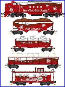 Micro-Trains MTL N-Scale Hot Chocolate Special Christmas Train Set Loco/4 Cars