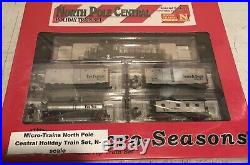 Micro-Trains Micro Seasons North Pole Central Christmas Set N-scale Sealed NEW