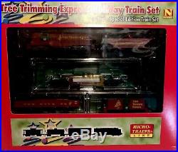 Micro-Trains N-Scale Tree Trimming Express Christmas Train Set
