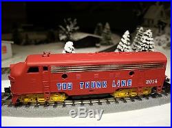 Micro-Trains Z Scale MTL Christmas F7 Toy Trunk Train Set NEW $0 SHIP TESTED