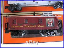 Modern Lionel O/O-27 Gauge Norman Rockwell Christmas Train set #631942 EX