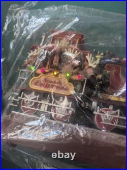 Mr. Christmas Animated Musical Santa's Train Express Working & Smokestack