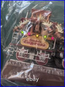 Mr. Christmas Animated Musical Santa's Train Express Working & Smokestack