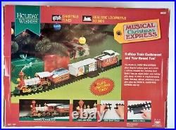 Musical Christmas Express New Bright Christmas Musical Train Set #183