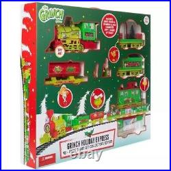 NEW 48 Piece Grinch Holiday Express Christmas Train Set Collectible