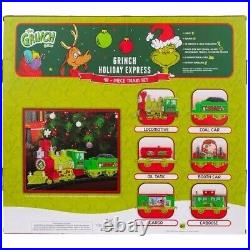 NEW 48 Piece Grinch Holiday Express Christmas Train Set Collectible