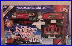 NEW Eztec North Pole Express Christmas Train Set 22 Pieces Plays Music NEW Eztec North Pole Express Christmas Train Set 22 Pieces Plays Music