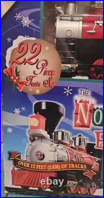 NEW Eztec North Pole Express Christmas Train Set 22 Pieces Plays Music