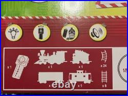 NEW Lionel Battery ELF MOVIE Toy Train Set Locomotive Cars, Remote, Sound, Light